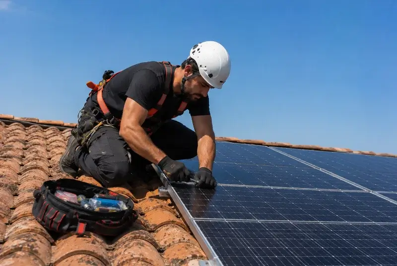Maintenance et monitoring de panneaux solaires à Saint-Girons-d'Aiguevives